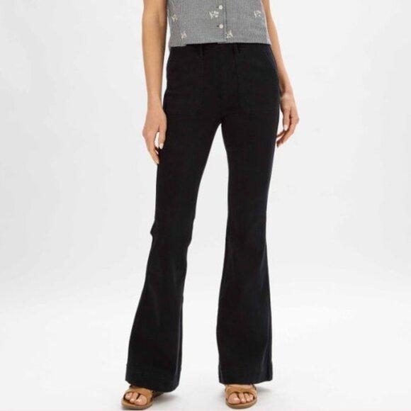 Judy Blue NWT Black High Waist Pull On Flare Jeans - Picture 1 of 5
